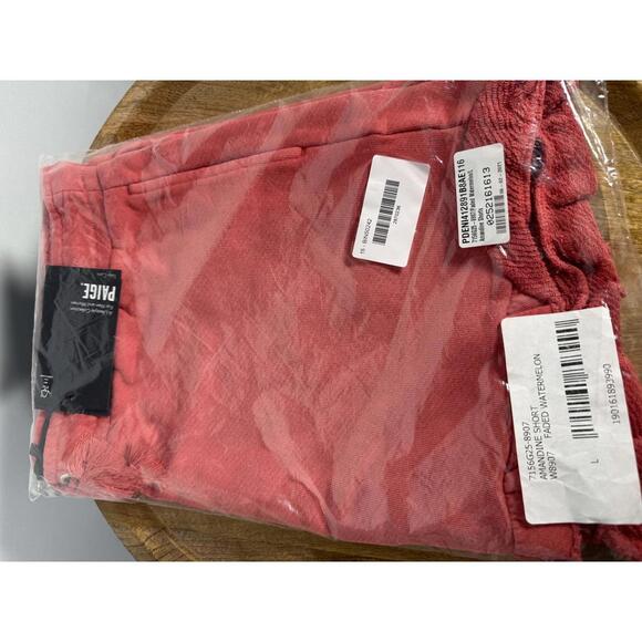 NWT Revolve Paige Amandine Shorts Faded Watermelon L - Picture 2 of 5